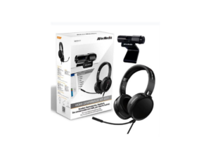 WEBCAM AVERMEDIA PACK TÉLÉTRAVAIL WEBCAM PW317 +CASQUE AH317