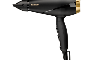 BABYLISS sèche cheveux 2000W, noir doré – 6704E