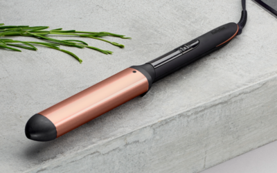 BABYLISS boucleur bronze, 28mm large Nano quartz céramique 6 temps – C456EC