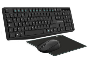 ADVANCE ELITE COMBO clavier RF sans fil QZERTY Français Noir