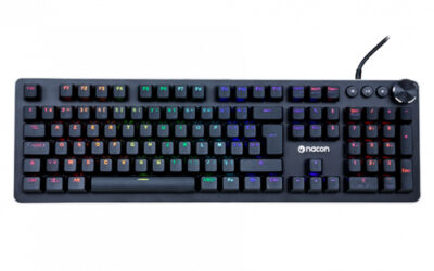 NACON CL-520 clavier USB AZERTY Français Noir