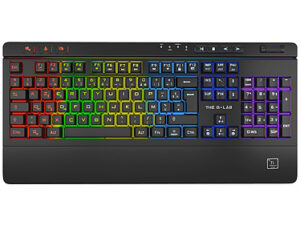 THE G-LAB KEYZ-TITANIUM CLAVIER GAMING Sans-fil Rétro-éclairage RGB