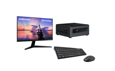 PACK MINI PC + ECRAN 24&Prime; Samsung + CLAVIER ET SOURIS SANS FIL