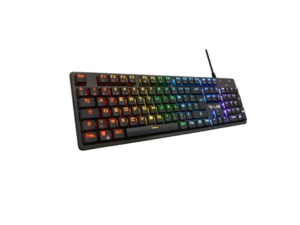 THE G-LAB KEYZ-PLATINIUM/FR CLAVIER GAMING FILAIRE LOW PROFIL RED SWI