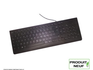 CLAVIER LENOVO SLIM FR FILAIRE USB * NOIR