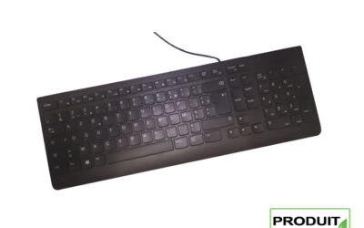 CLAVIER LENOVO SLIM FR FILAIRE USB * NOIR