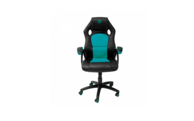 NACON PCCH-310 Siège gaming capitonné pour jeu vidéo, jeu universel NOIR, TURQUOISE