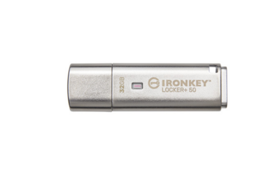 CLé USB3.2 32Go * KINGSTON IronKey Locker+ 50