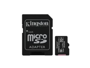 MicroSD 32Go Kingston UHS-I Canvas