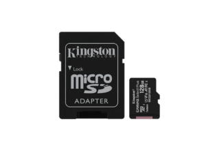 MicroSD 128GO KINGSTON UHS-I CANVAS CL10