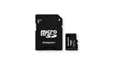 VOLKANO VK-20222-BK MICROSD 128GO C10 U3 +ADA