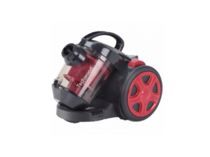 TECHWOOD Aspirateur sans sac Noir Rouge