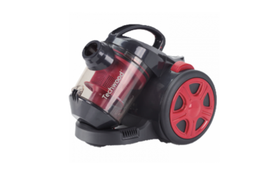 TECHWOOD Aspirateur sans sac Noir Rouge