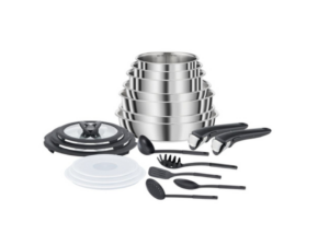 Casserolerie SEB COMPACT INOX BATTERIE DE CUISINE 20 PIECES - L953SK04